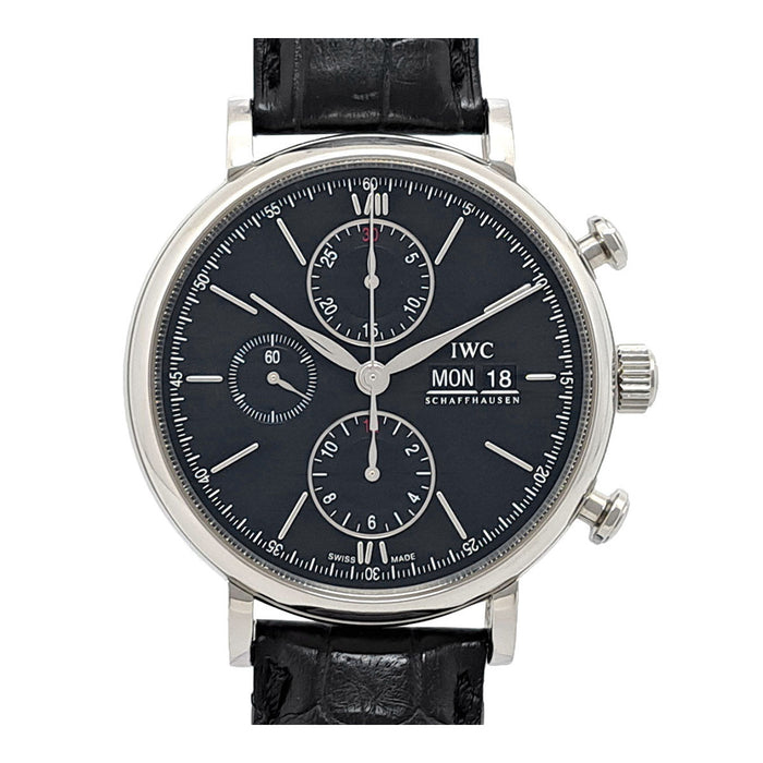 IWC 
Portofino Chronograph 
Includes box and papers