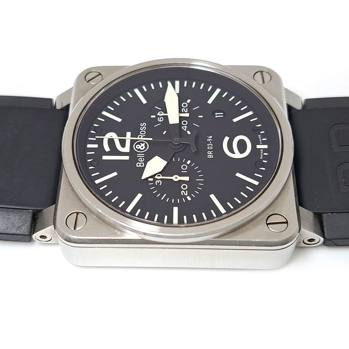 Bell＆Ross 
BR03 クロノグラフ 
箱ギャラ付