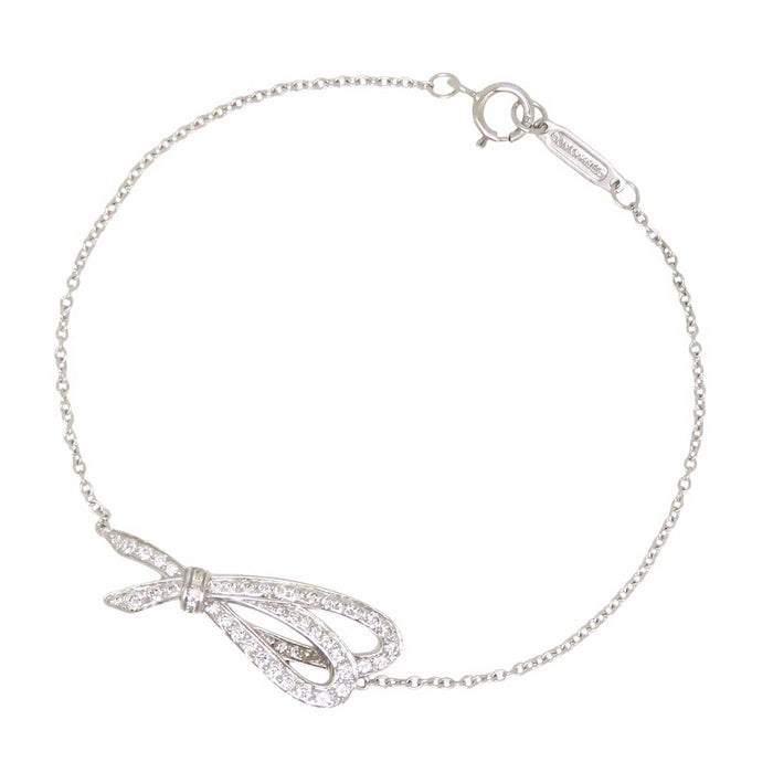 TIFFANY&Co. 
Diamond Bow Bracelet