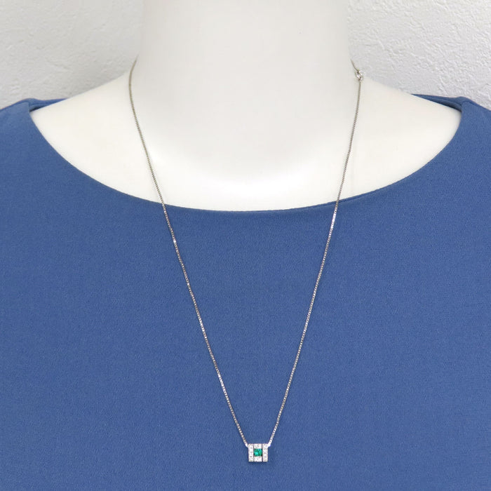 Damiani 
Belle Époque Diamond Emerald Necklace