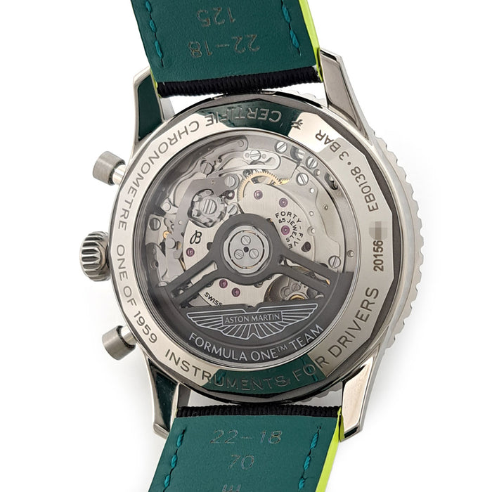 BREITLING 
ナビタイマー B01 クロノグラフ 43 
アストンマーティン アラムコ フォーミュラ ワン チーム 箱ギャラ付