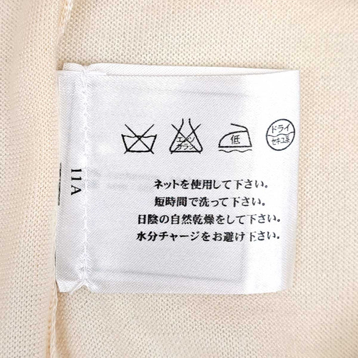 CHANEL 
06C COCO CC ロゴ カシミヤ シルク クルーネック 
ココマーク ショートスリーブ ニット
