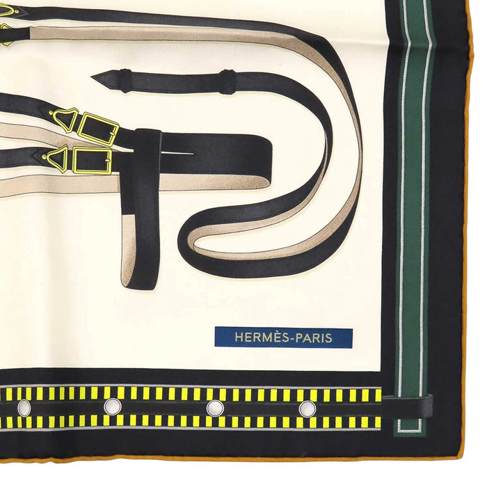 HERMES 
レトル エケストル スカーフ 大判 シルク 
カレ 90 LETTRES EQUESTRES
