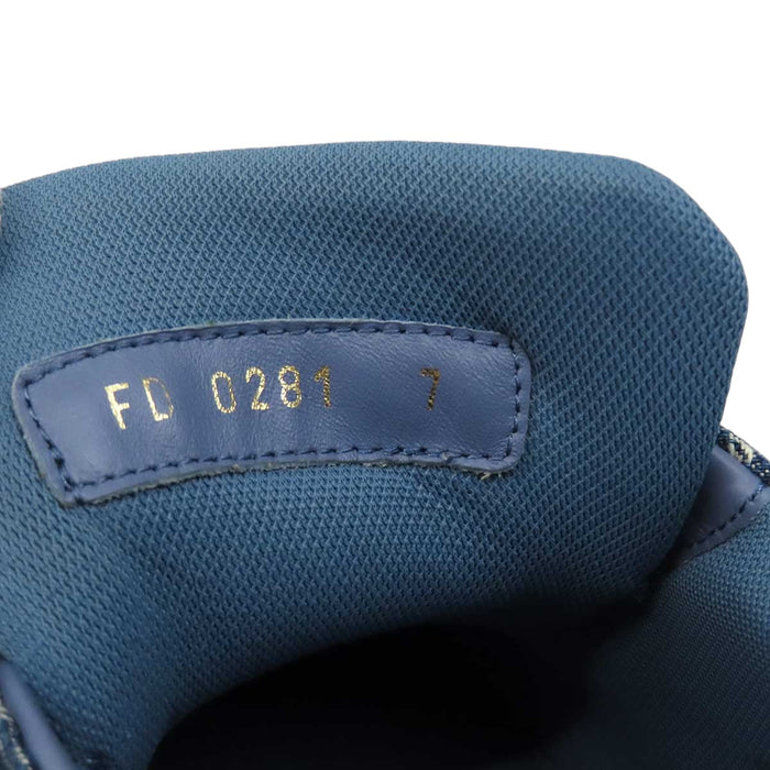 LOUIS VUITTON 
レザー レースアップ 
×NIGO LV トレイナーライン モノグラムデニム スニーカー