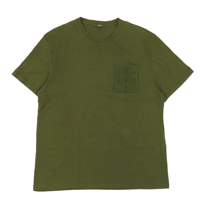 LOEWE 
T-shirt en coton à col rond 
avec logo Anagram brodé