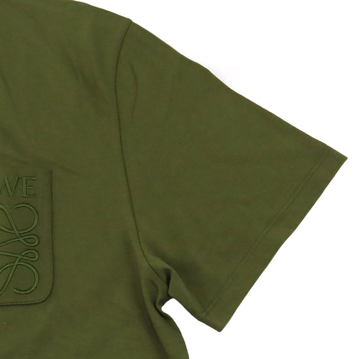 LOEWE 
T-shirt en coton à col rond 
avec logo Anagram brodé