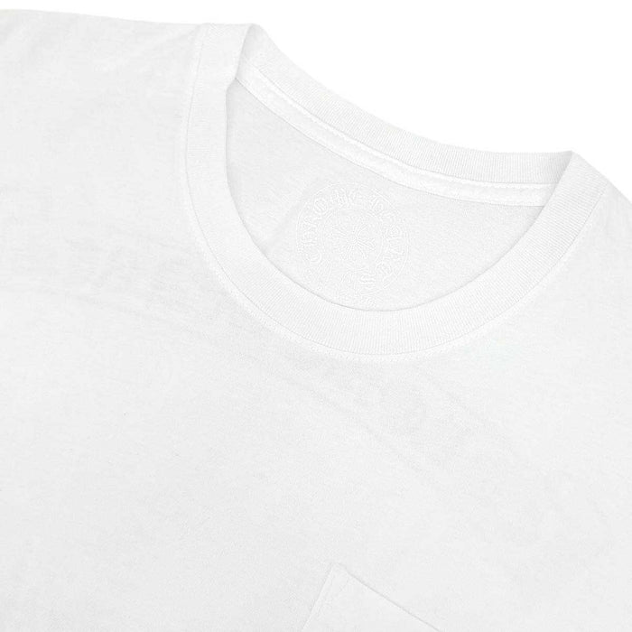 CHROME HEARTS 
CH ロゴ コットン クルーネック 
スクロールラベル プリント Tシャツ