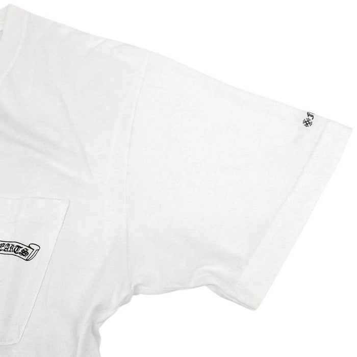 CHROME HEARTS 
CH ロゴ コットン クルーネック 
スクロールラベル プリント Tシャツ