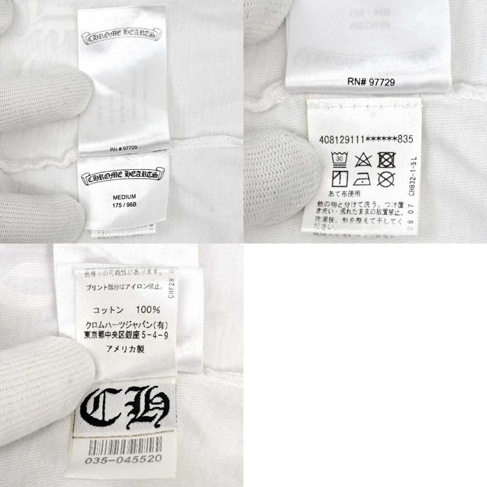 CHROME HEARTS 
CH 東京限定 コットン クルーネック 
TOKYO限定 スクロールラベル Tシャツ