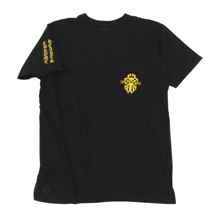 CHROME HEARTS 
CH コットン クルーネック 
ヴァインダガー スクロール ロゴ Tシャツ