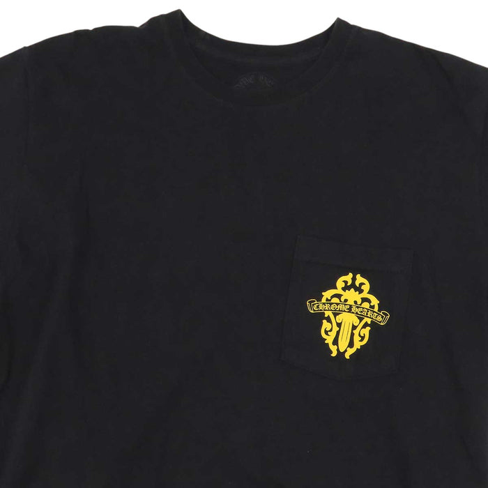 CHROME HEARTS 
CH コットン クルーネック 
ヴァインダガー スクロール ロゴ Tシャツ