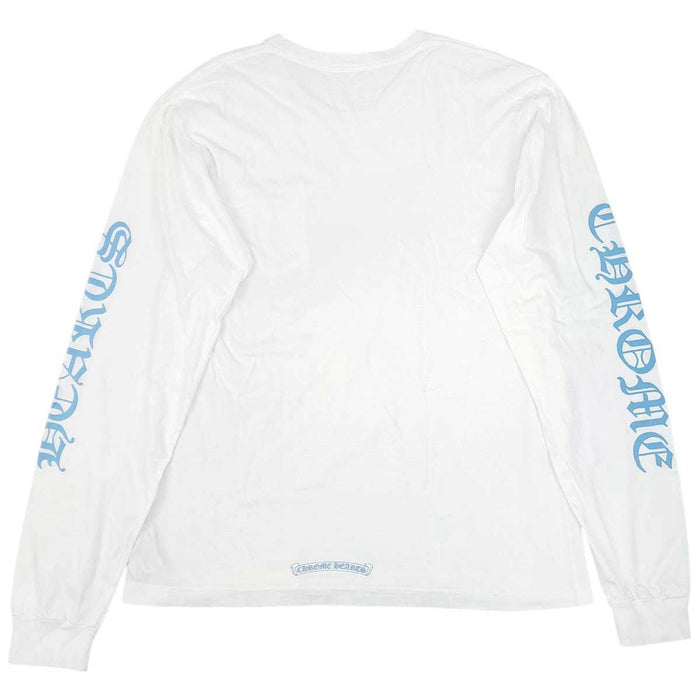 CHROME HEARTS 
アームロゴ CH コットン クルーネック 
ネックロゴ ロングスリーブ Tシャツ