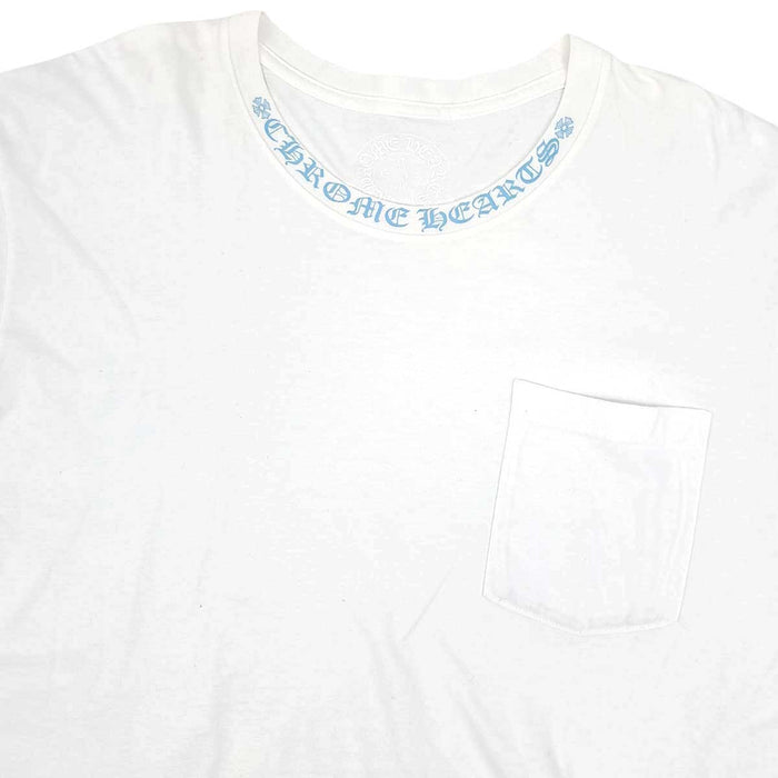 CHROME HEARTS 
アームロゴ CH コットン クルーネック 
ネックロゴ ロングスリーブ Tシャツ