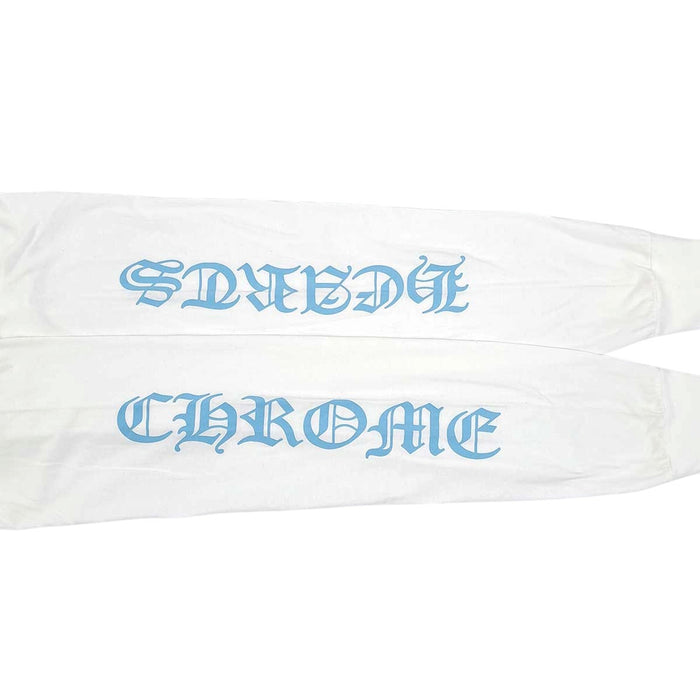 CHROME HEARTS 
アームロゴ CH コットン クルーネック 
ネックロゴ ロングスリーブ Tシャツ