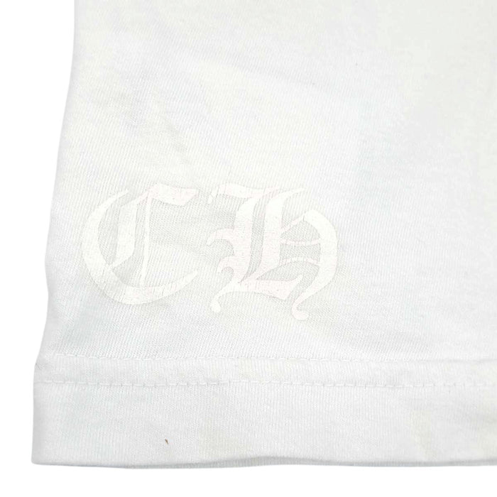 CHROME HEARTS 
CH コットン クルーネック 
ネックロゴ Tシャツ