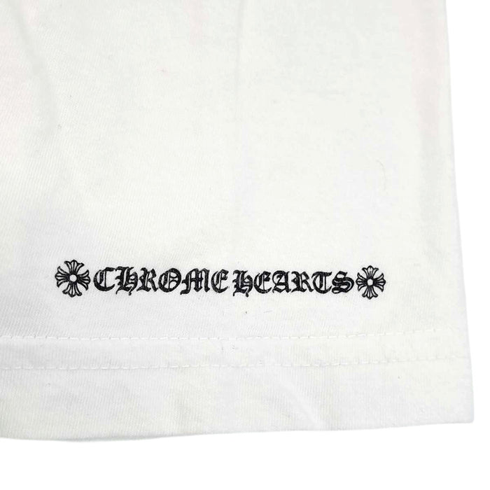 CHROME HEARTS 
CH コットン クルーネック 
ネックロゴ Tシャツ