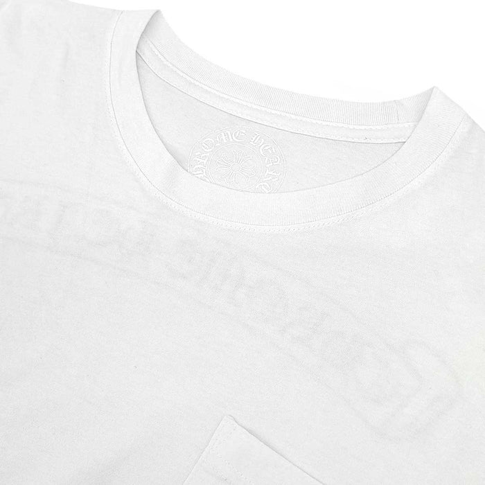 CHROME HEARTS 
T-shirt en coton à col rond CH FUCK YOU à manches longues 
avec étiquette scroll et logo sur la manche