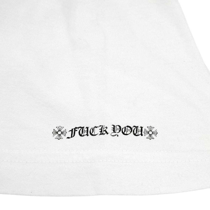 CHROME HEARTS 
CH スクロールラベル ロゴ コットン クルーネック 
ホースシュー プリント Tシャツ