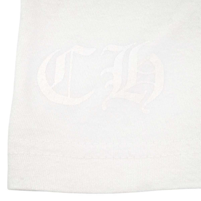 CHROME HEARTS 
CH スクロールラベル ロゴ コットン クルーネック 
ホースシュー プリント Tシャツ