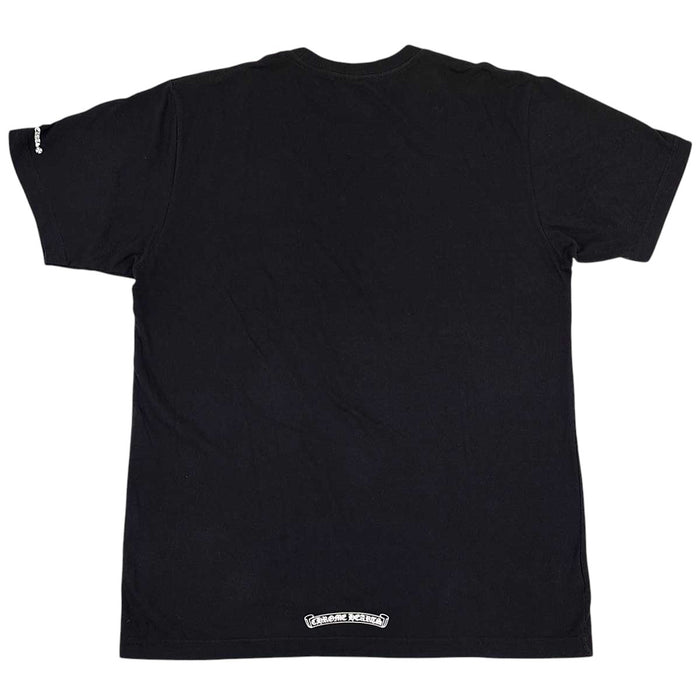 CHROME HEARTS 
CH ロゴ コットン クルーネック 
ネック ロゴ プリント Tシャツ