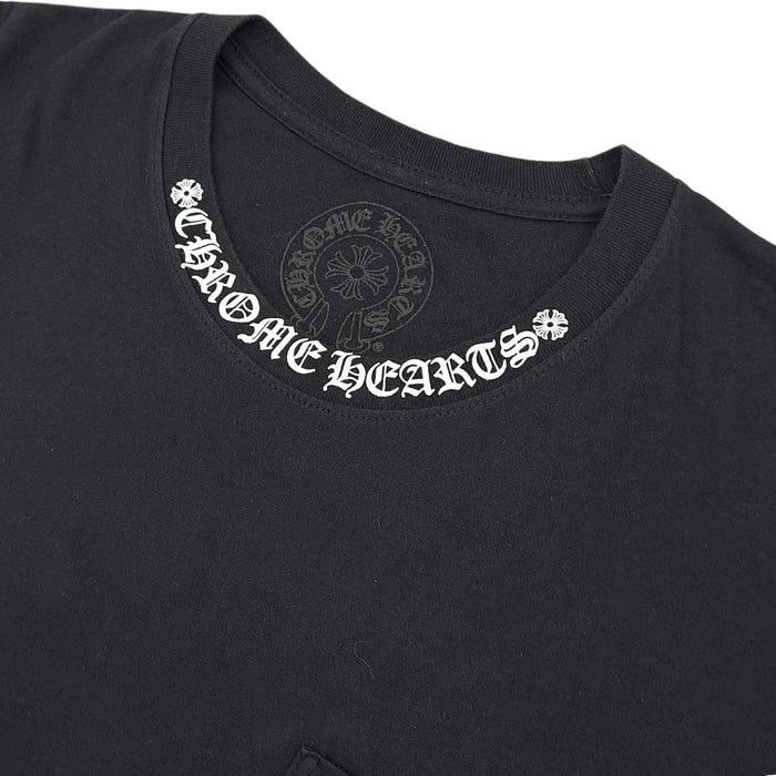CHROME HEARTS 
CH ロゴ コットン クルーネック 
ネック ロゴ プリント Tシャツ