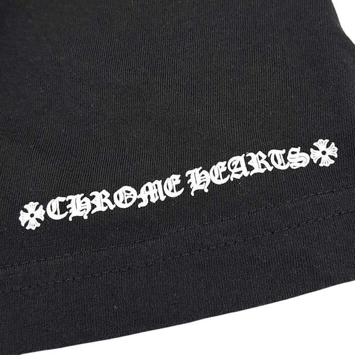 CHROME HEARTS 
CH ロゴ コットン クルーネック 
ネック ロゴ プリント Tシャツ