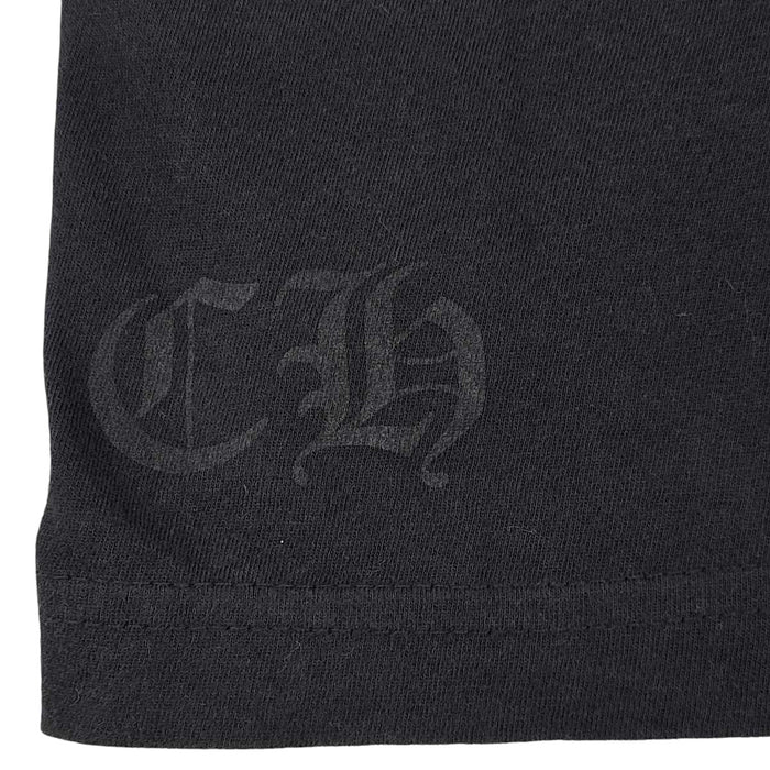 CHROME HEARTS 
CH ロゴ コットン クルーネック 
ネック ロゴ プリント Tシャツ