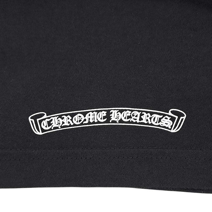 CHROME HEARTS 
CH ロゴ コットン クルーネック 
ネック ロゴ プリント Tシャツ