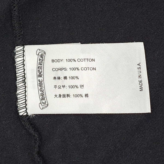 CHROME HEARTS 
CH ロゴ コットン クルーネック 
ネック ロゴ プリント Tシャツ