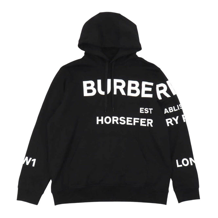 BURBERRY 
POULTER HFH ロゴ フーディ コットン 
ホースフェリー プリント スウェット パーカー
