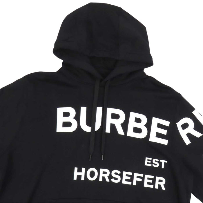 BURBERRY 
POULTER HFH ロゴ フーディ コットン 
ホースフェリー プリント スウェット パーカー