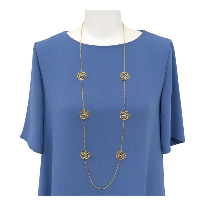 PIAGET 
Rose Diamond Necklace, 6 Motifs