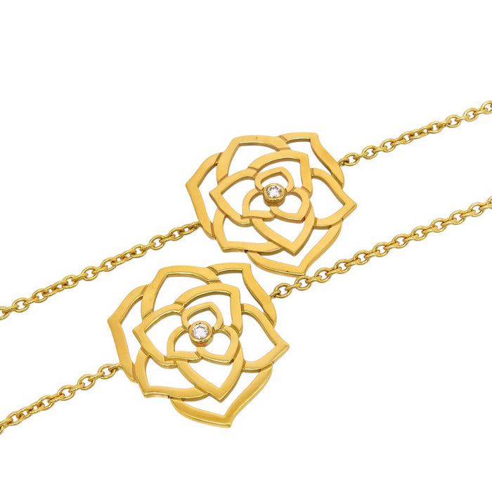 PIAGET 
Rose Diamond Necklace, 6 Motifs