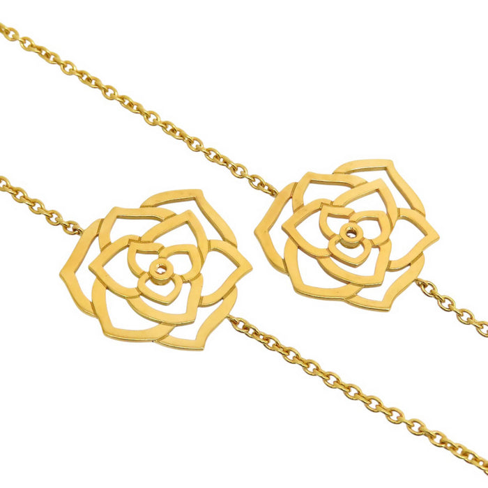 PIAGET 
Rose Diamond Necklace, 6 Motifs