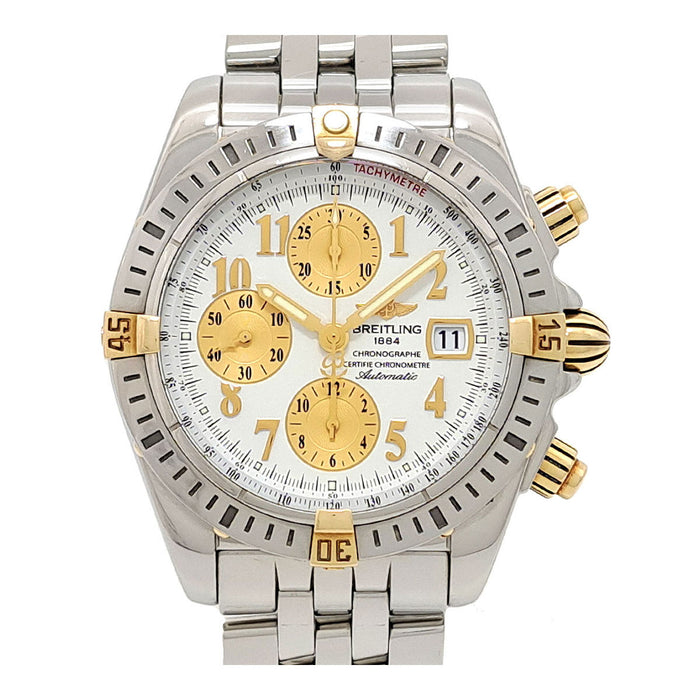 BREITLING 
Chronomat Evolution 44 Bicolor 
Includes box and papers