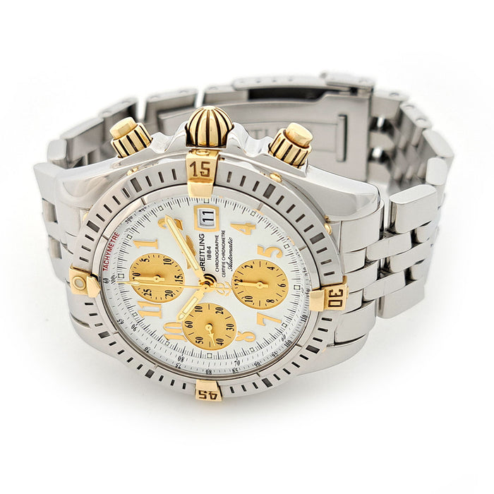 BREITLING 
Chronomat Evolution 44 Bicolor 
Includes box and papers
