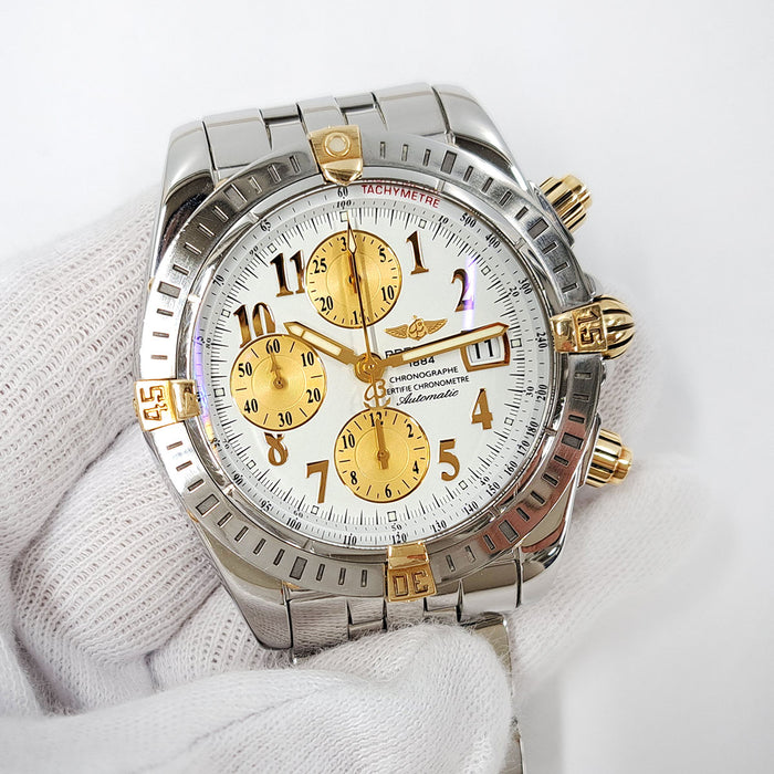 BREITLING 
Chronomat Evolution 44 Bicolor 
Includes box and papers