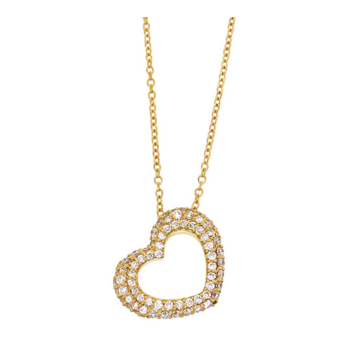 Ponte Vecchio 
Pavé Heart Diamond Necklace