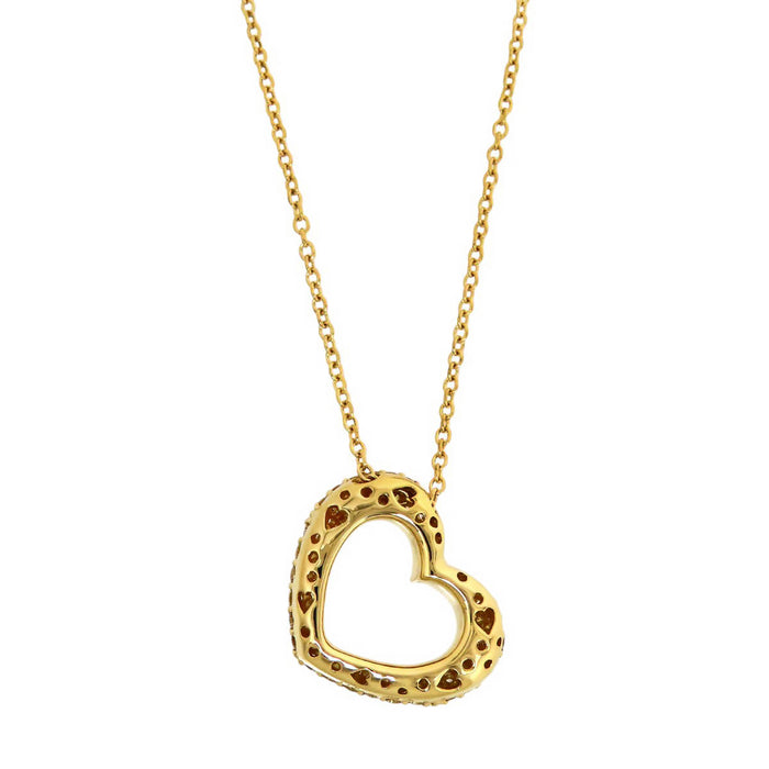 Ponte Vecchio 
Pavé Heart Diamond Necklace