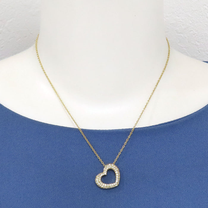 Ponte Vecchio 
Pavé Heart Diamond Necklace