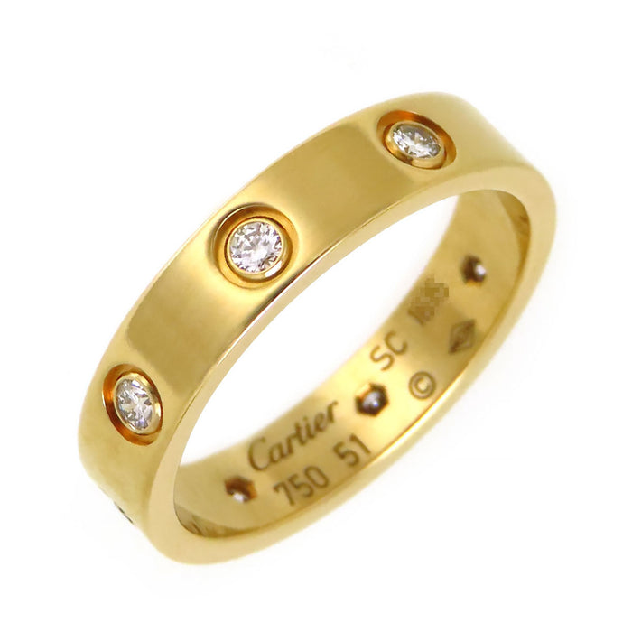CARTIER 
ラブ ウェディング リング 8Pダイヤモンド