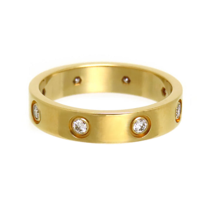 CARTIER 
ラブ ウェディング リング 8Pダイヤモンド