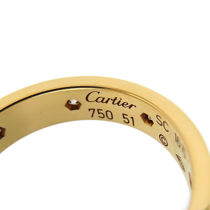 CARTIER 
ラブ ウェディング リング 8Pダイヤモンド