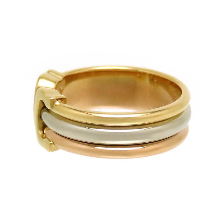CARTIER 
2C スリーゴールド リング SM