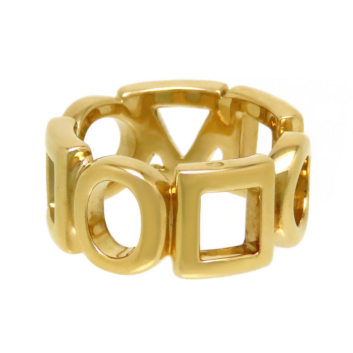 CHANEL 
ジオメトリック リング