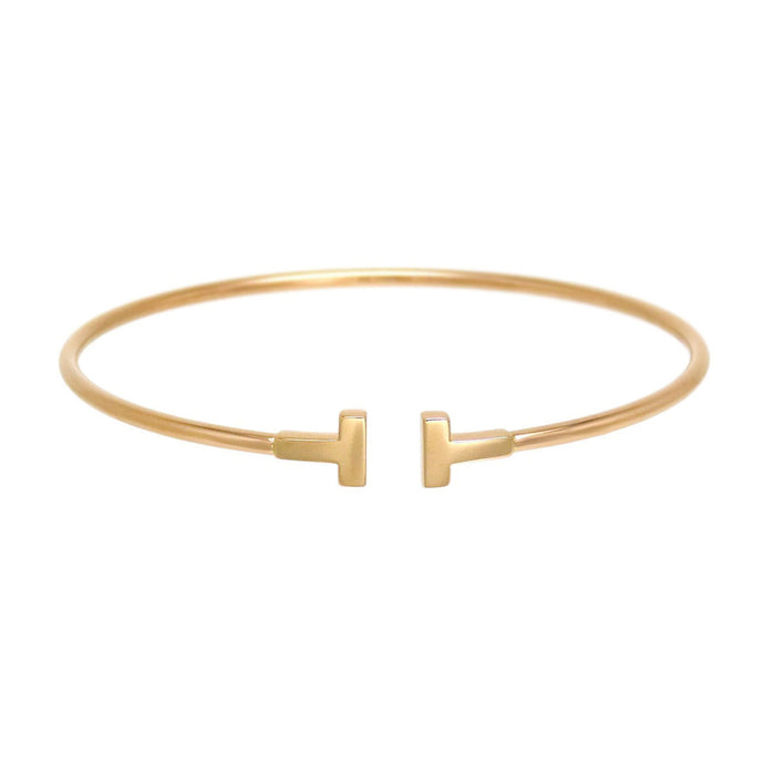 TIFFANY&Co. 
Tナロー ワイヤー ブレスレット