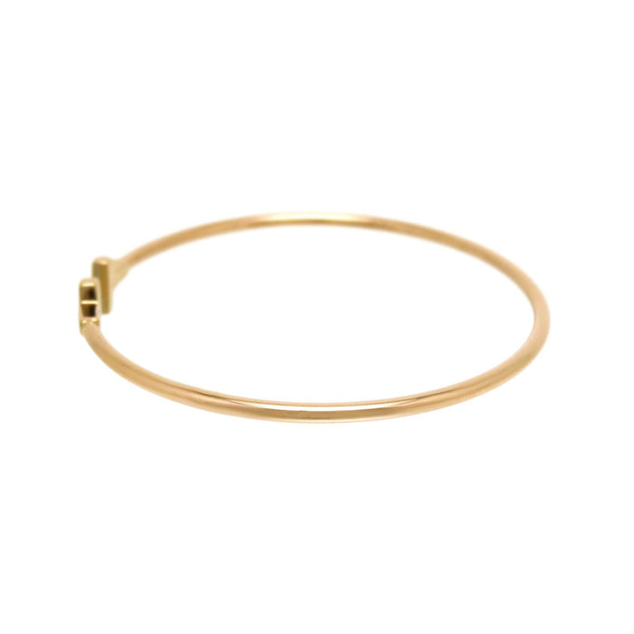TIFFANY&Co. 
Tナロー ワイヤー ブレスレット