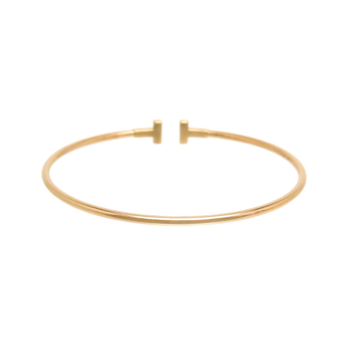 TIFFANY&Co. 
Tナロー ワイヤー ブレスレット