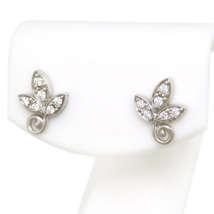 TIFFANY&Co. 
オリーブリーフ ダイヤモンド ピアス
