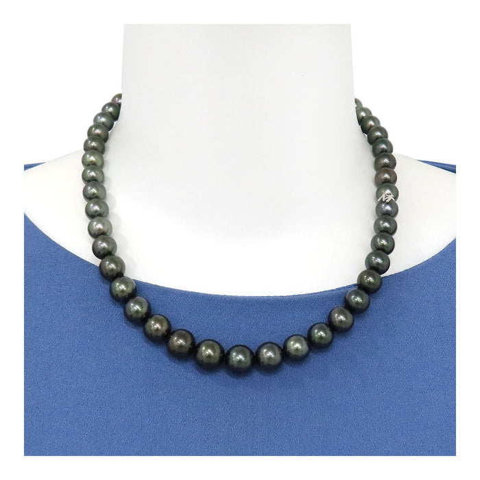 MIKIMOTO 
南洋 ブラック パール ネックレス